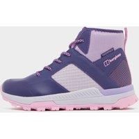 Berghaus Kids/' Galactic Mid Waterproof Walking Boot, Purple, UK4