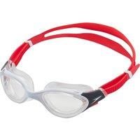 Biofuse 2.0 Swimming Goggles Clear Lenses - White/red