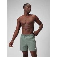 Speedo Men/'s 16" Watershort Swimming Trunks| Quick Dry | Comfortable Fit | Classic Style | Drawstring Waist, Country Green, S