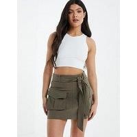 Quiz Cargo Mini Skirt