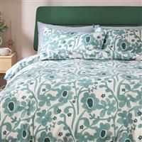 Habitat Herbalist Floral Print Blue Bedding Set - Double