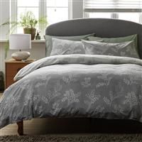 Habitat Floral Trail Grey Bedding Set - Single