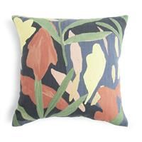 Habitat Embroidered Floral Cushion - Multicolor - 43X43cm