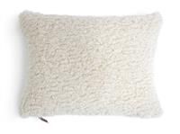 Habitat Faux Shearling Cushion - Oatmeal - 60X40cm