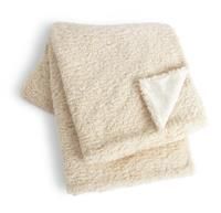 Habitat Shearling Throw - Oatmeal - 150x200cm