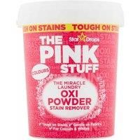 Stardrops The Pink Stuff Miracle Laundry Oxi Powder Stain Remover for Colours, White, 1kg