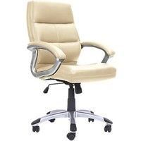 Eliza Tinsley Medium Back Executive Chair, Cream