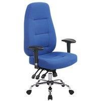 Nautilus Designs Babylon High Back Ergonomic Task Chair Blue (756PK)