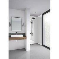 Splashwall Bathroom Splashback Gloss White 590 x 2400 x 11mm (530GV)