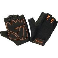 EXAFIT Men/'s Exercise Gloves, Black/Orange, Medium