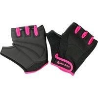 EXAFIT Women/'s Exercise Gloves, Black/Pink, Small