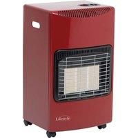 Lifestyle Large 4.2Kw Portable Fire Calor Gas Cabinet Heater Red +Hose Regulator