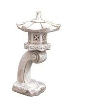 Antique Stone Effect Pagoda Tall White