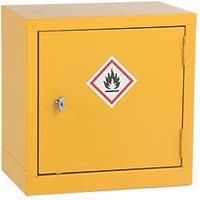 Barton 1-Shelf Hazardous Substance Cabinet Yellow 457mm x 305mm x 457mm (772VV)