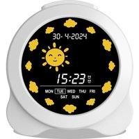 GROOV-E Kidz Sleep Training Alarm Clock - White