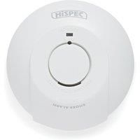 HiSPEC Mains Smoke Detector Interconnectable 240V & 9V Battery Back Up UK Seller