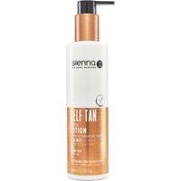 Sienna X Self Tan Tinted Lotion 200ml. Natural Streak Free Fake Tan Cream For Holiday Glow With Green Tea And Lemon Peel Extract. Long Lasting Formula For Face And Body.