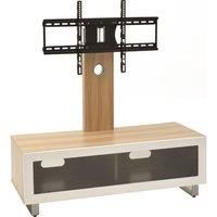 TTAP TVS1002 TV Stand with Bracket  Light Oak