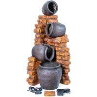 Jug Jar Water Feature Fountain Waterfall Cascade Classical Pottery Effect Garden