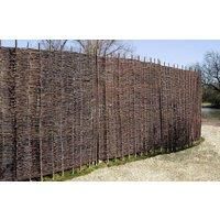 Papillon Premium Willow Hurdles Garden Traditional Fencing Woven Fence Panel 1.82m x 1.37m (6ft x 4ft 6in)