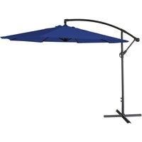 Airwave 3M Banana Cantilever Garden Parasol, 30+ UV Protection, Crank Function