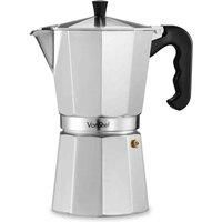 VonShef Espresso Maker 12 Cup 600 ml Italian Stove Top Coffee Percolator Pot