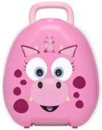 My Carry Potty -Pink Dragon Travel Potty, Award-Winning Portable Toddler Toilet Seat for Kids to Take Everywhere