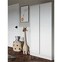 Little Acorns Childrens 2 Door Wardrobe - White