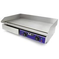 70cm Commercial Electric Griddle Countertop Kitchen Hotplate Stainless Steel