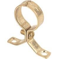 22mm Pipe Clips Brass 5 Pack (2401J)