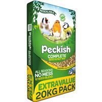 Peckish Complete Seed and Nut No Mess Wild Bird Food Mix - 20 kg