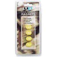 Magnetic Run Bib Race Numbers Clips Holders Ultimate Performance® Set 4 Magnets