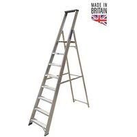 Lyte Aluminium 8-Treads Platform Stepladder 1.68m (361FG)