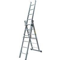 Lyte 3-Section -Way Aluminium Combination Ladder 4.1m (699FG)