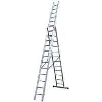 Lyte 3-Section -Way Aluminium Combination Ladder 8.4m (159FG)