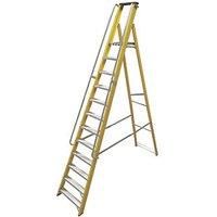 Lyte Fibreglass 12-Treads Platform Stepladder 2.56m (617FG)