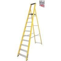 Lyte Fibreglass 10-Treads Platform Stepladder 2.1m (972FG)