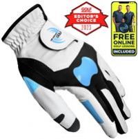 ME AND MY GOLF True Grip Training Golf Glove - Perfect Grip Every Swing, White - Size M/L