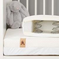 CuddleCo Harmony HypoAllergenic Bamboo Sprung Cot Bed Mattress