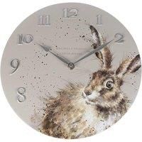 Wrendale Designs by Hannah Dale - Bright Eyes Hare Wall Clock - 30cm Diameter