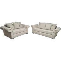 Crofton 3+2 Seater Sofa Set - Stone