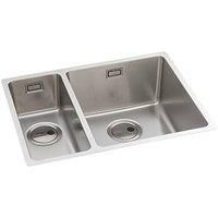 Abode Matrix 1.5 Bowl Left Hand Half Bowl Stainless Steel Kitchen Sink