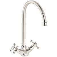 Abode Burford Mono Kitchen Sink Mixer Brushed Nickel (635RK)