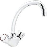 Streame by Abode Aquant Dual Lever Mono Mixer Chrome (392JM)