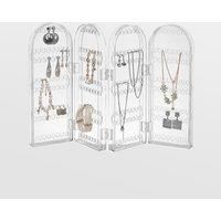 Beautify Earring Holder Clear Stand Jewellery Travel Foldable Display Organiser