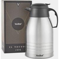 USED Vacuum Flask Insulated 2L Stainless Steel Dispenser Hot & Cold Tea Jug