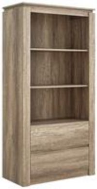 OAK BOOKSHELF BOOKSIDE TV UNIT STAND COFFEE LAMP TABLE SIDEBOARD LIVING ROOM