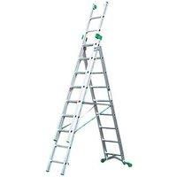 Tb Davies 2.9M Heavyduty Aluminium Combination Ladder