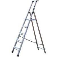 Aluminium Maxi Platform Step Ladder | Large 110mm Deep Treads TB Davies Steps