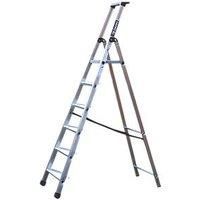 Aluminium Maxi Platform Step Ladder | Large 110mm Deep Treads TB Davies Steps